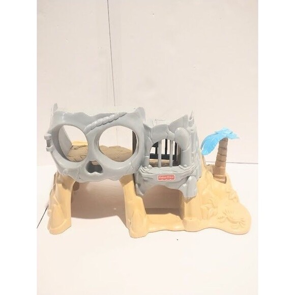 1994 Fisher Price Great Adventures Pirate Ship '95 Skull Island FLAWS Incomplete - Picture 5 of 13